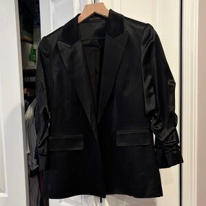 Women’s Elie Tahari Satin Black Blazer